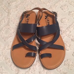 Korks sandals, blue
